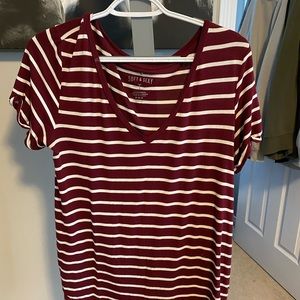 American Eagle Stripped T-Shirt